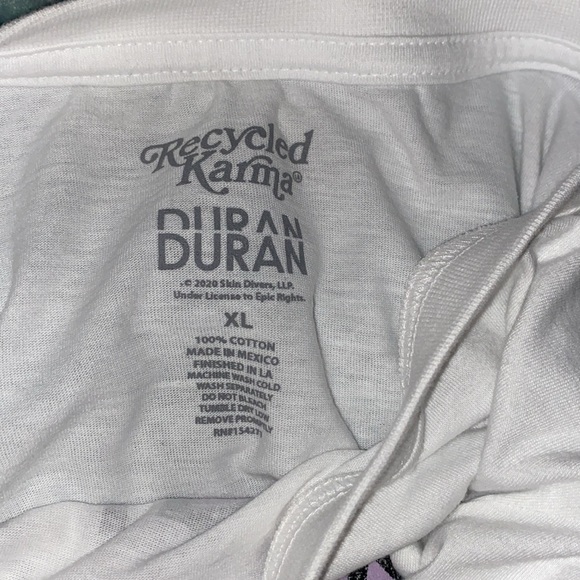 RECYCLED KARMA DURAN DURAN TSHIRT NEW - Picture 3 of 3